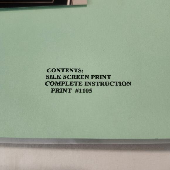 Roses Roses Roses Embroidery Silk Screen Print Instructions B10 - Picture 4 of 7